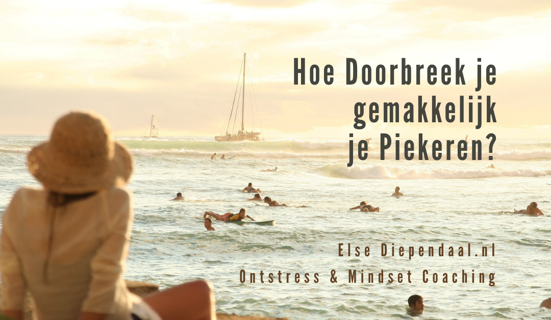 Hoe doorbreek je gemakkelijk je piekeren - Else Diependaal