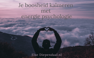 Je boosheid kalmeren met energie psychologie