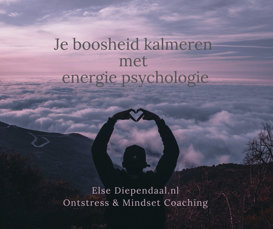 Je boosheid kalmeren met energie psychologie