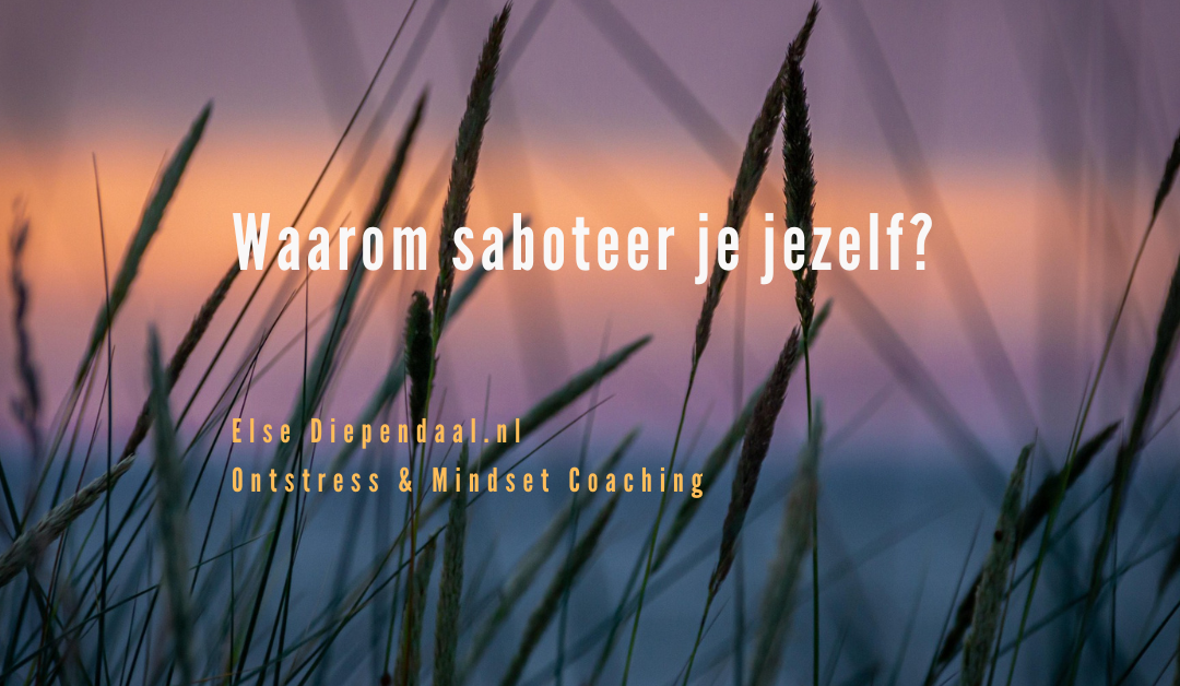 Waarom saboteer je jezelf?