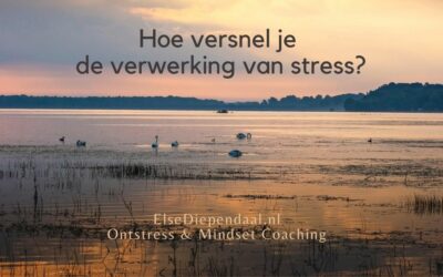 Hoe versnel je de verwerking van stress?