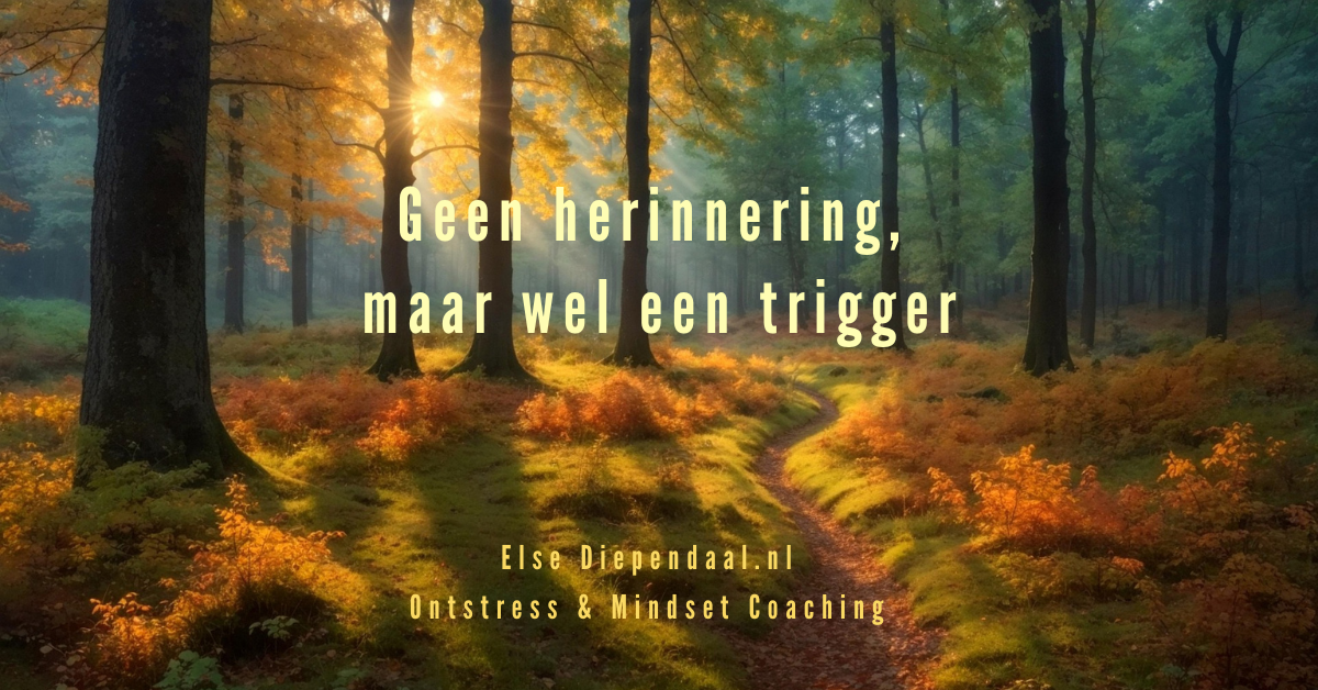 Geen herinnering, maar wel een trigger Geen herinnering, maar wel een trigger