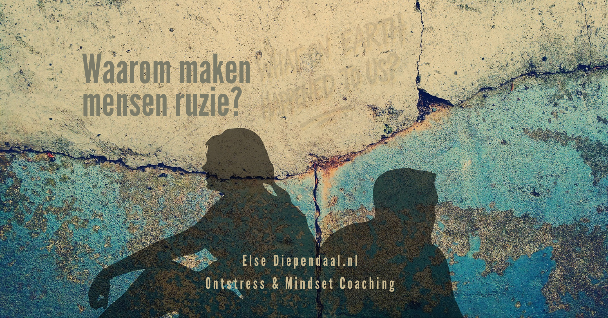 Waarom maken mensen ruzie (1)